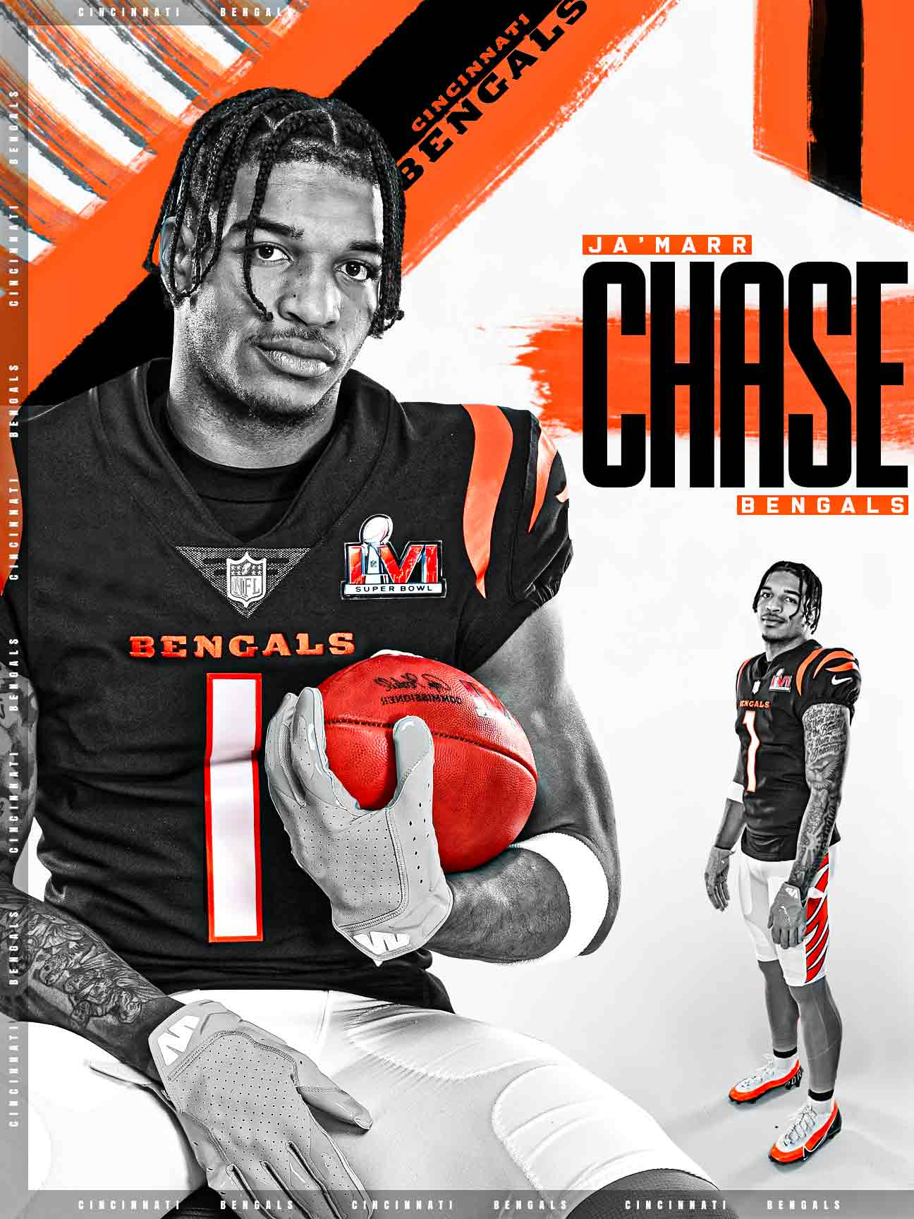 Ja'Marr Chase Bengals Poster