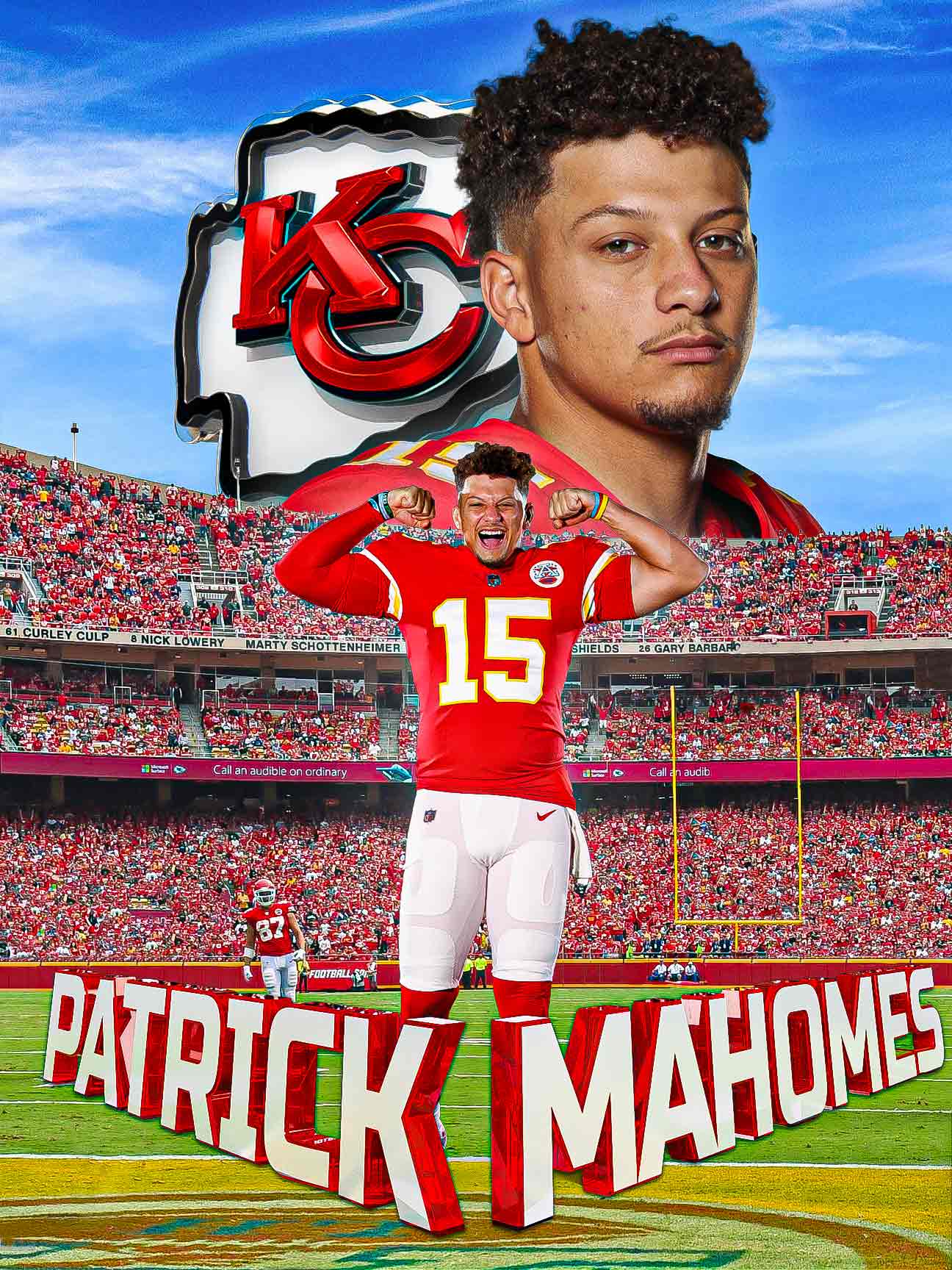 Patrick Mahomes Chiefs Poster