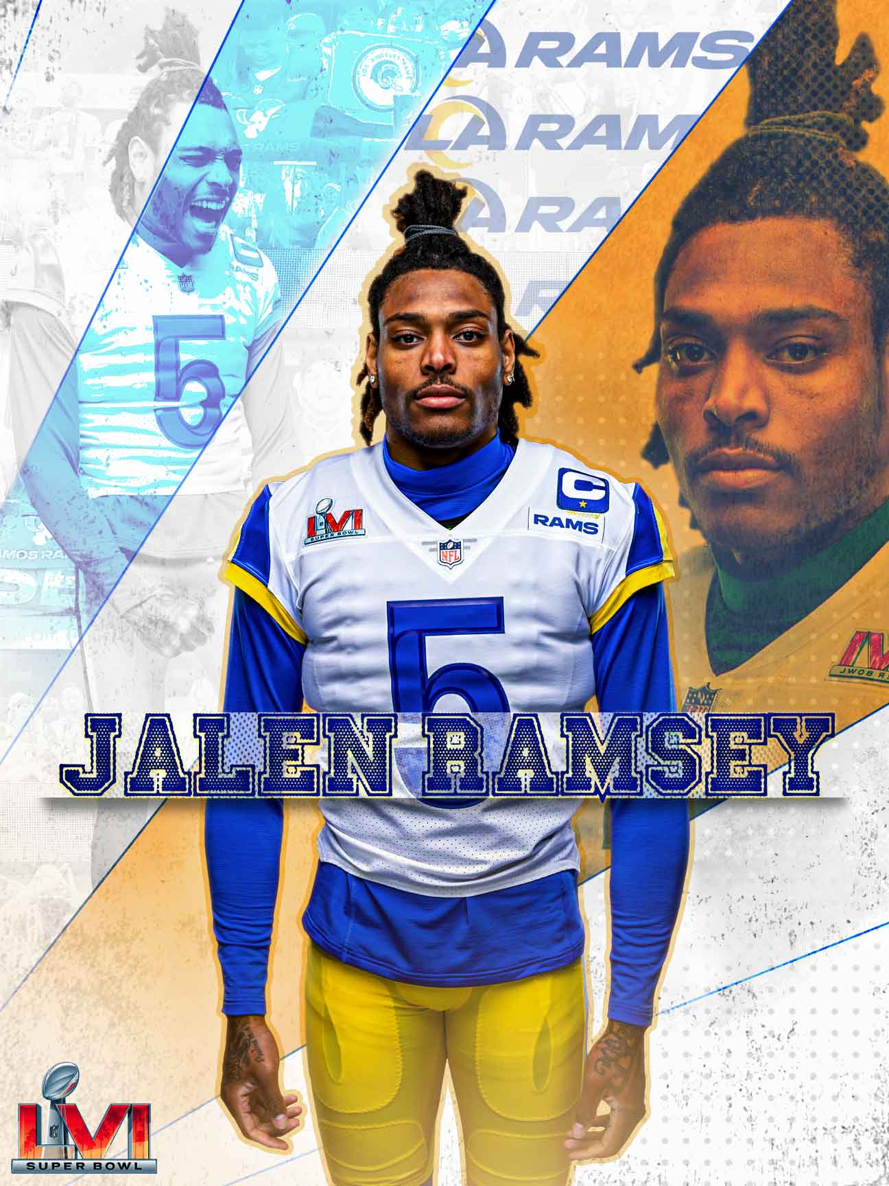 Jalen Ramsey Rams Poster