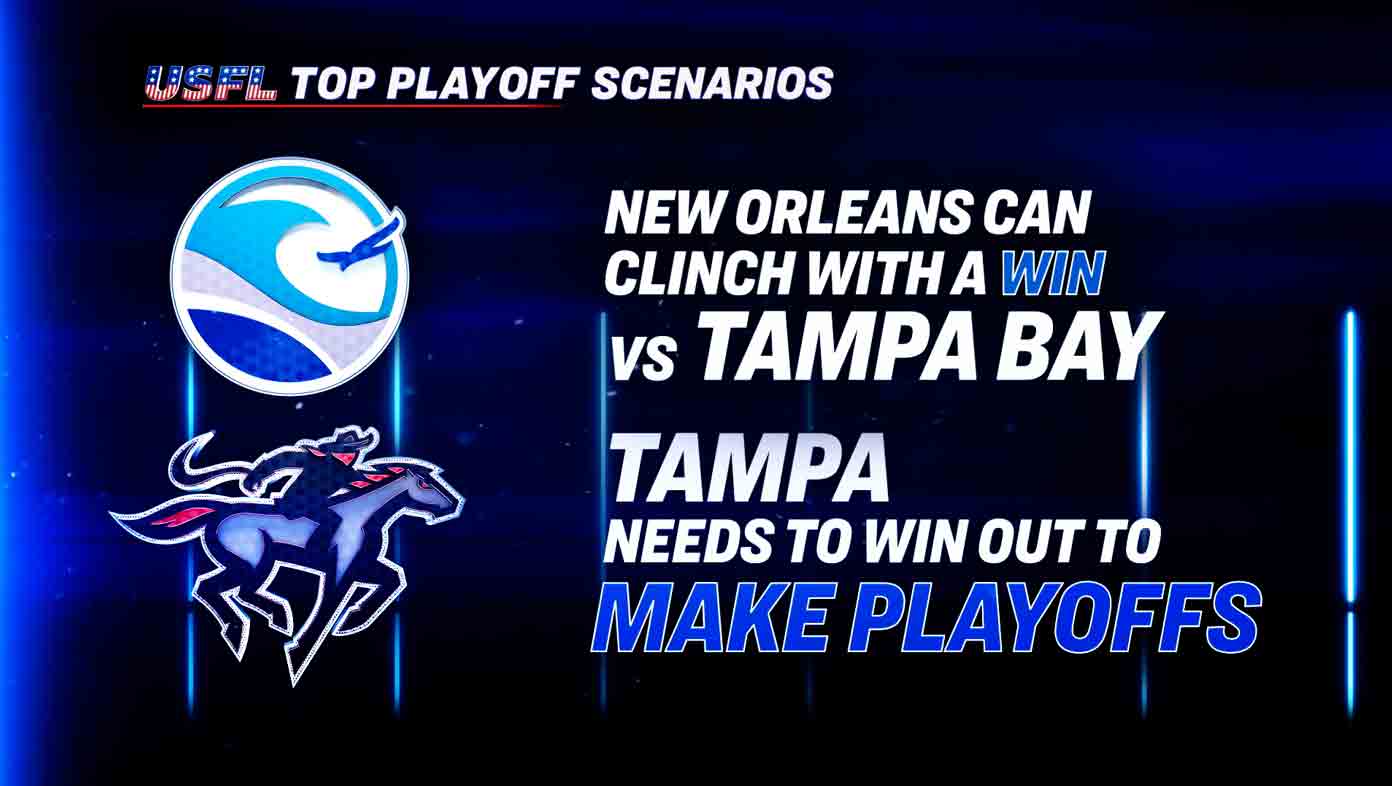 USFL Top Playoff Scenarios Viz