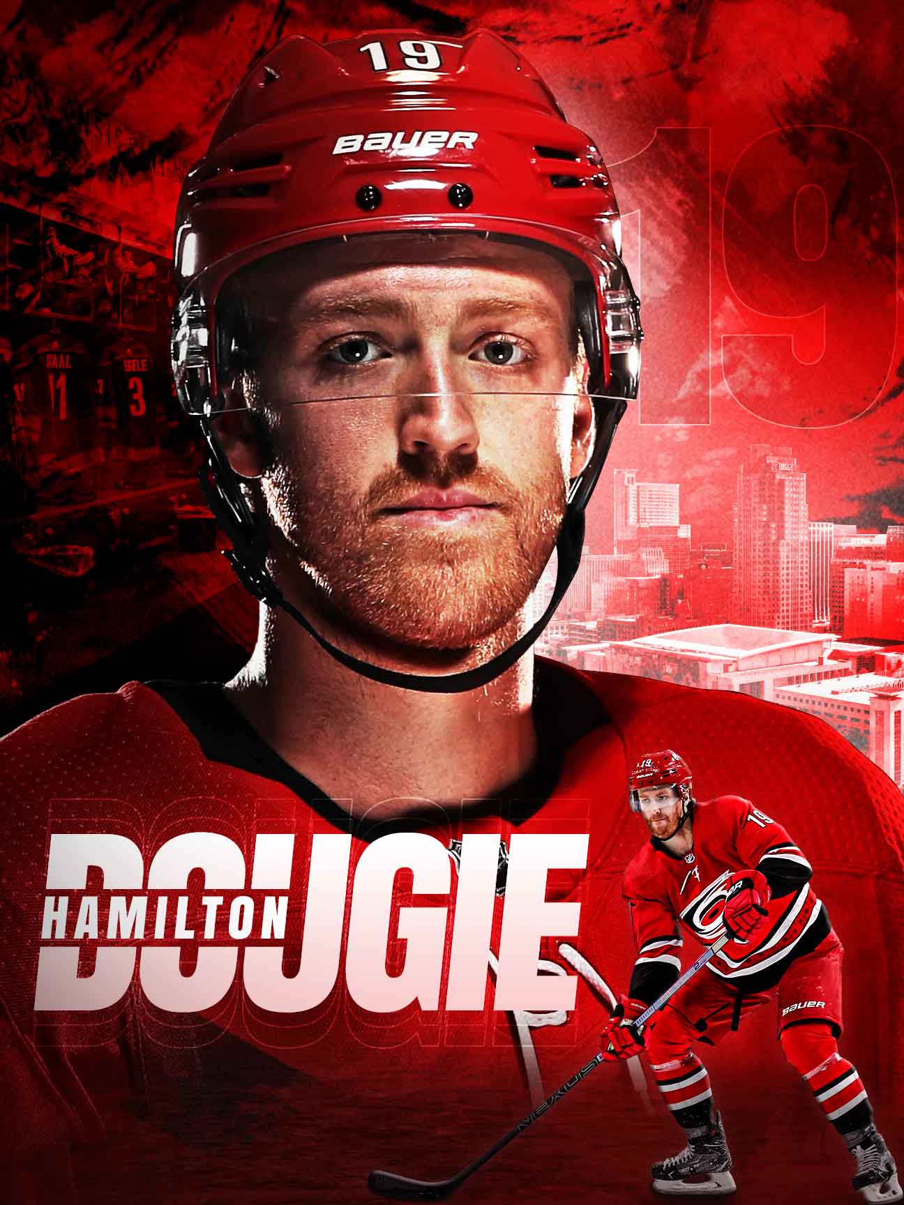 Dougie Hamilton Hurricanes Poster