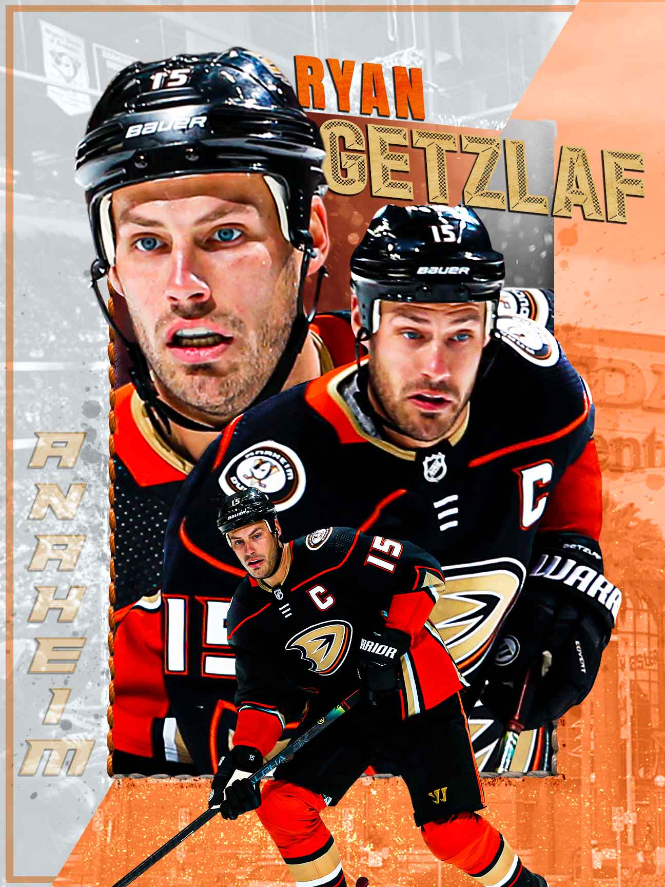 Ryan Getzlaf Ducks Poster