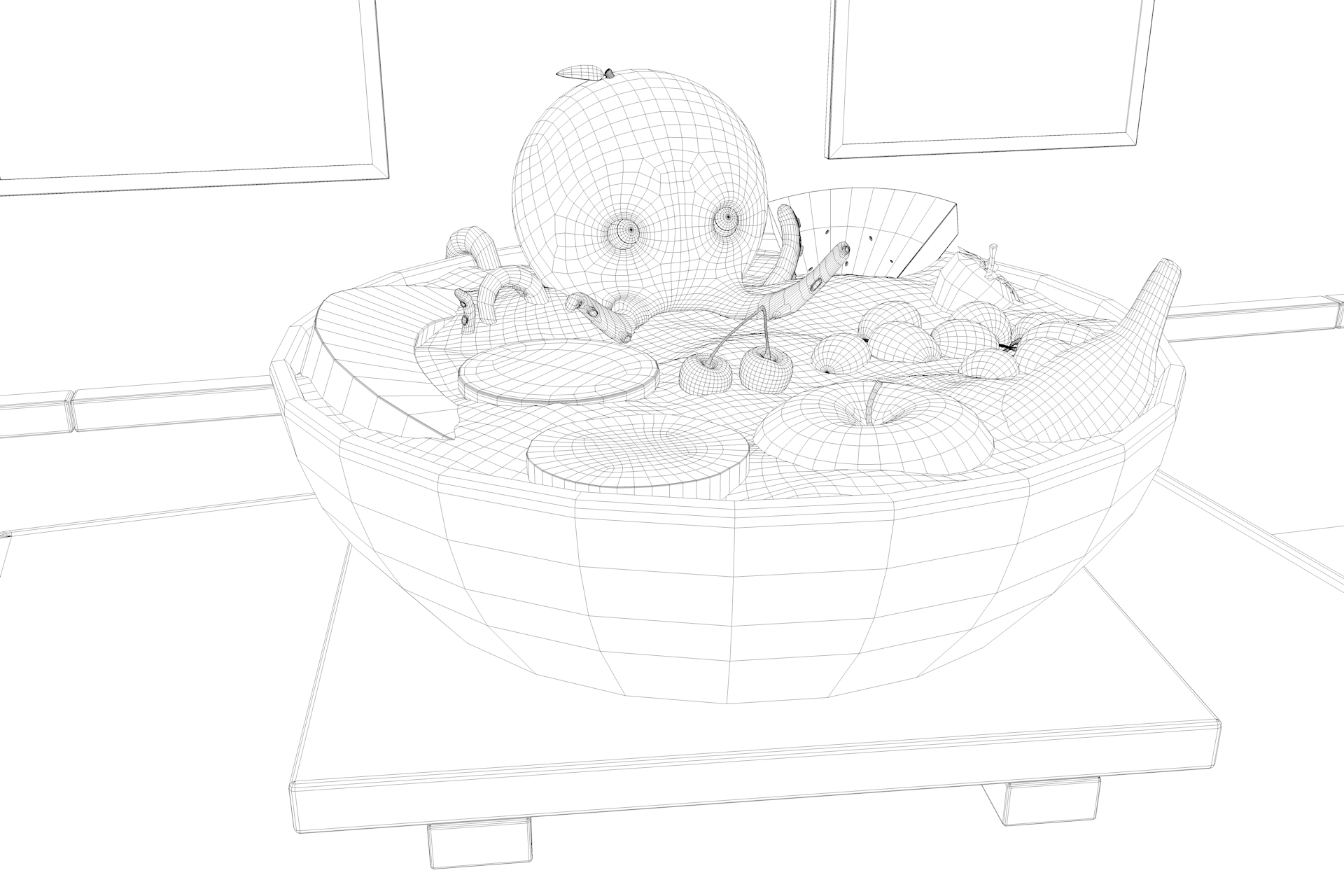 My Octopus Fruit Bowl Wireframe